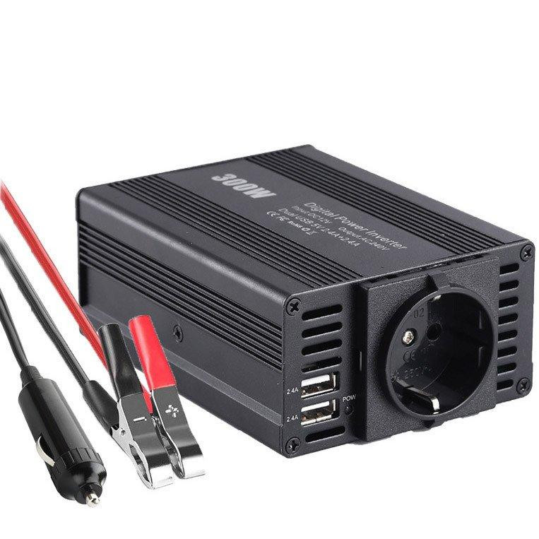 Інвертор (перетворювач) 12В/220В EnerGenie EG-PWC1200-01